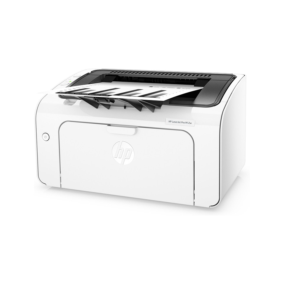 Máy in laser đen trắng HP LaserJet Pro M12W chính hãng - đối thủ của máy in Canon 2900 In qua Wifi kết nối điện thoại