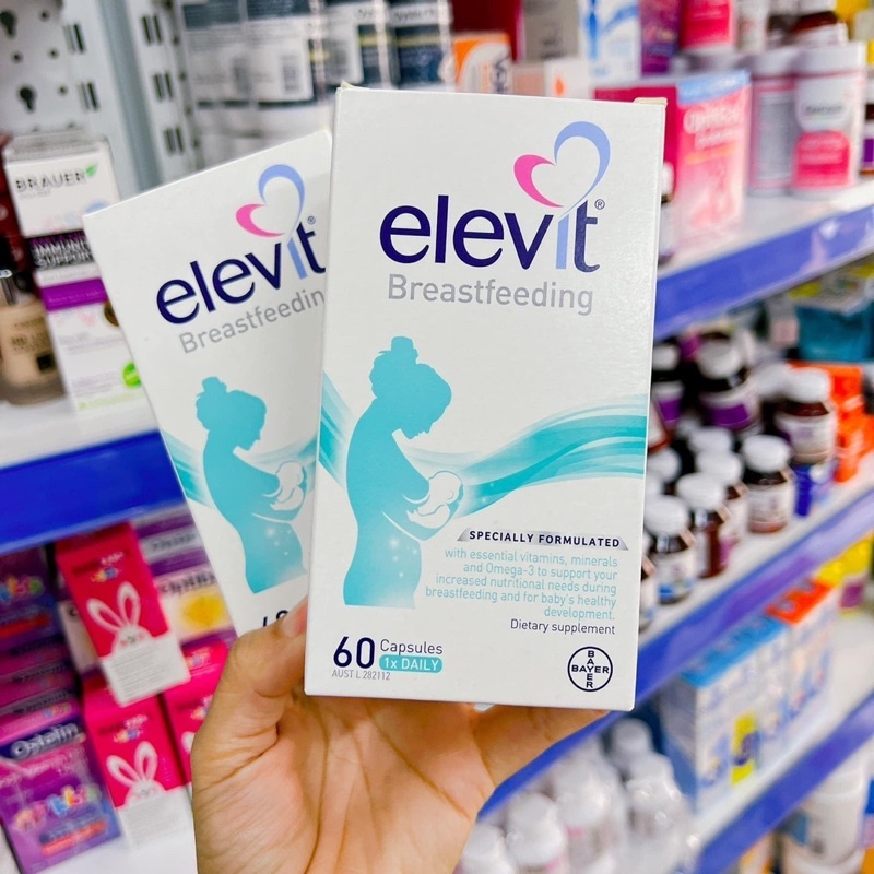 Vitamin tổng hợp Elevit  - ÚC - 60 viên -Dành cho mẹ sau sinh, mẫu mới