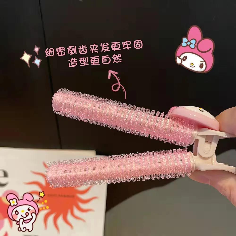Lô Uốn Tóc Mái Tạo Kiểu Tóc Xoăn Bồng Bềnh Họa Tiết Hoạt Hình