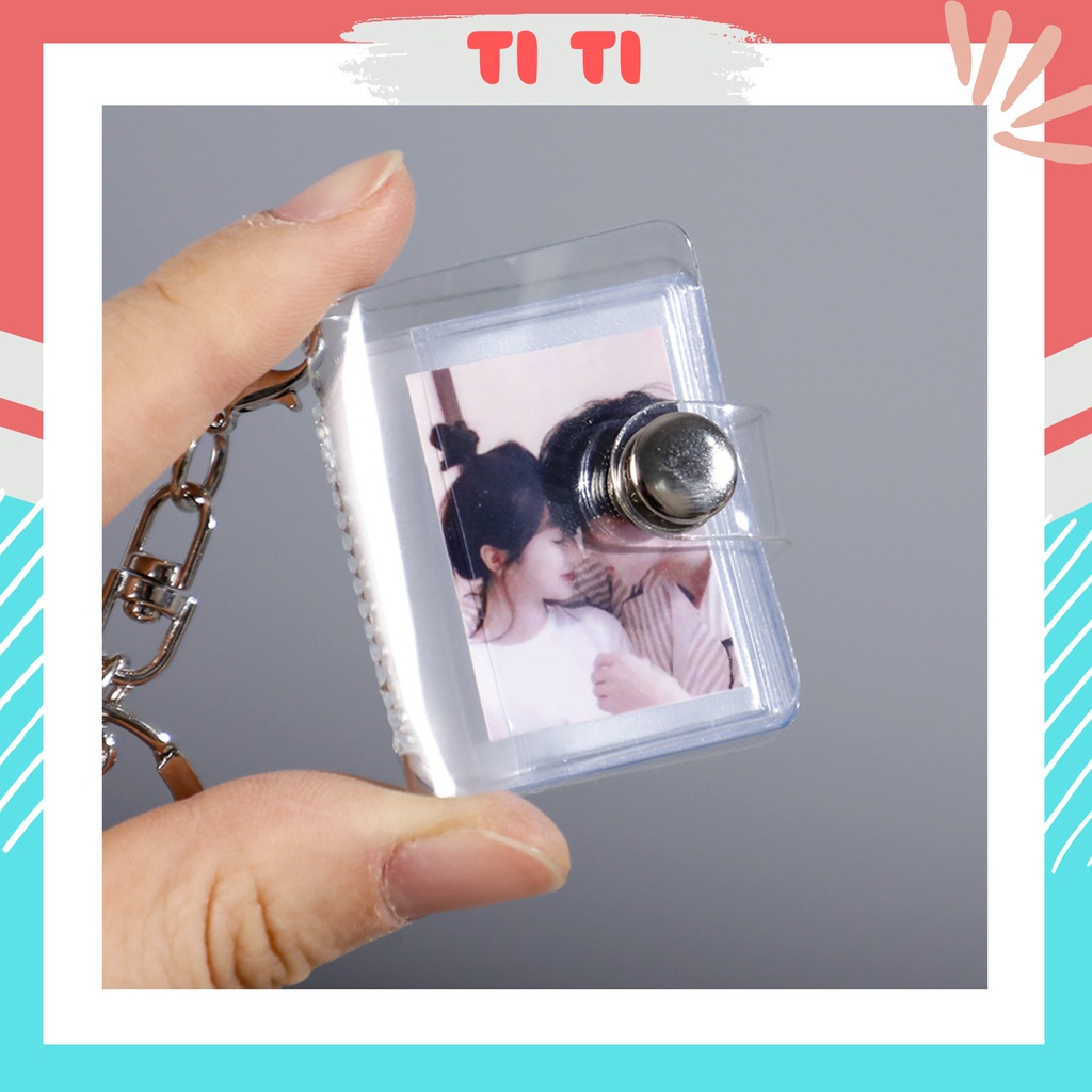 Móc khóa album ảnh mini dễ thương độc lạ có nhận in ảnh theo yêu cầu (mẫu móc thay đổi theo từng đợt)