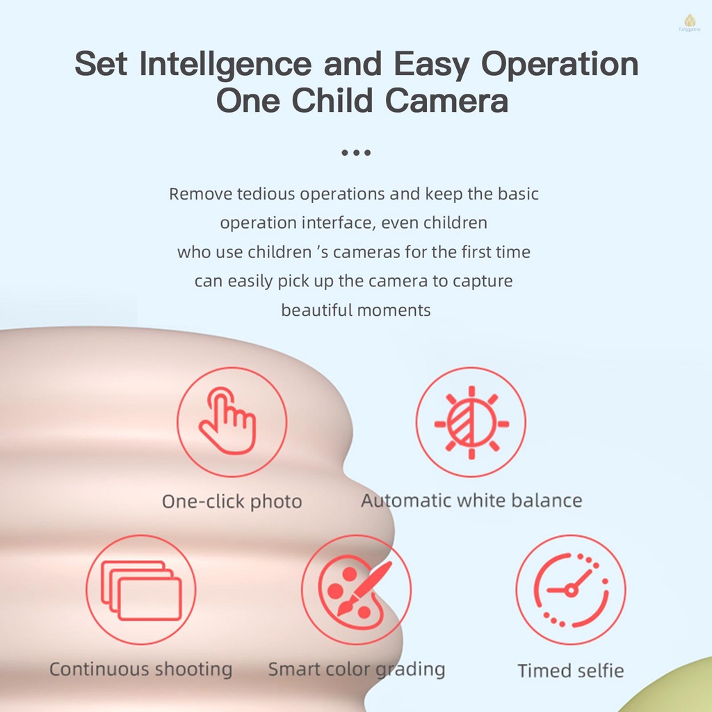 Camera kỹ thuật số tự sướng A1 20Mp với màn hình 2 Inch IPS 32G TF kèm miếng dán thẻ
 | BigBuy360 - bigbuy360.vn