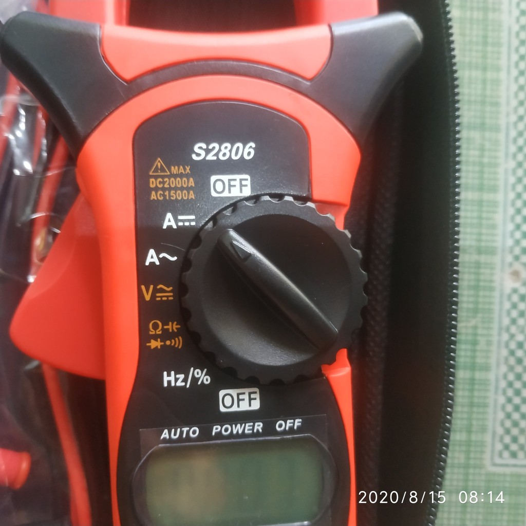 Đồng hồ ampe kìm đo dòng DC và AC- S2806