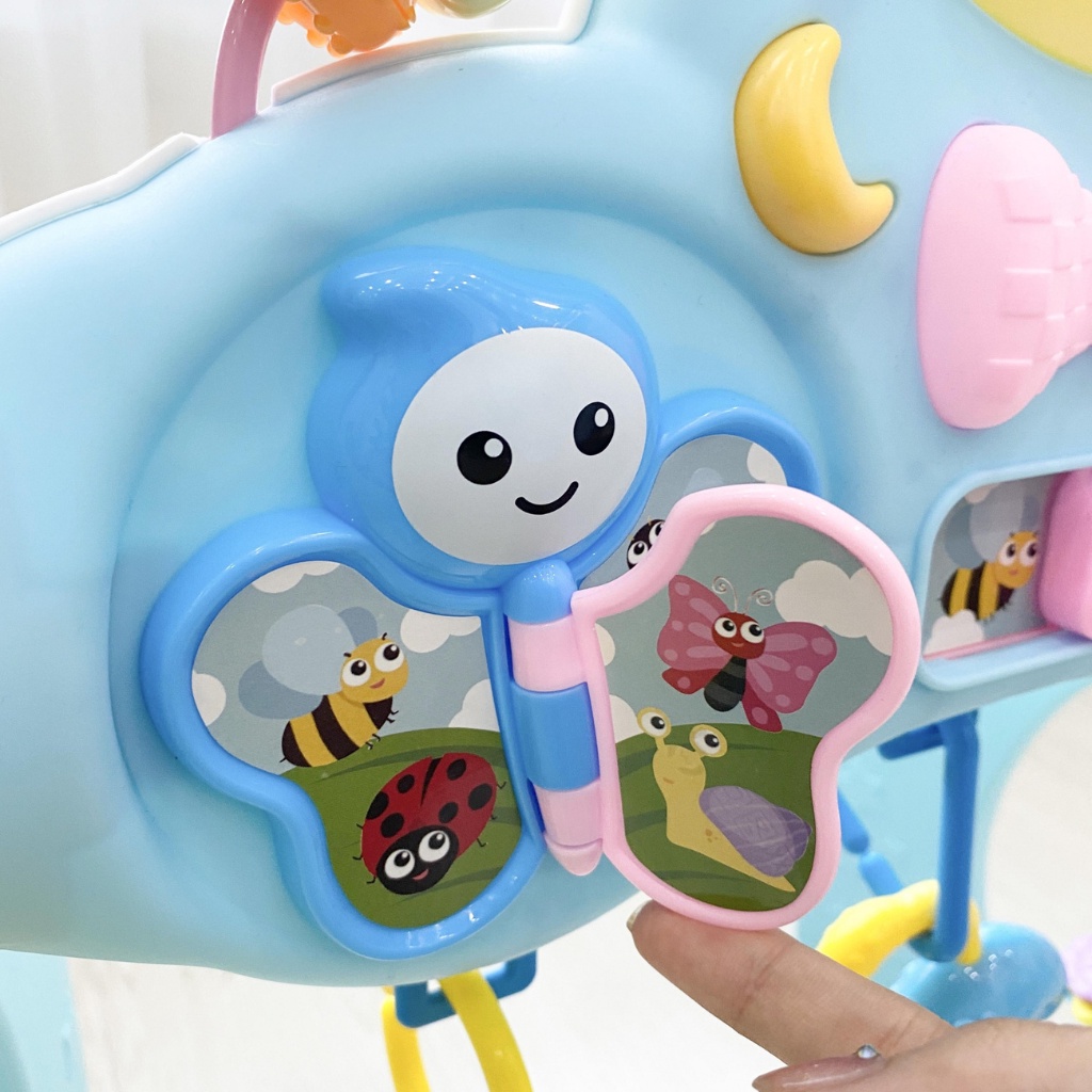 Kệ Chữ A Đa Năng UMOO Chất Liệu Nhựa An Toàn, Tích Hợp Hình Ảnh Âm Thanh Vui Nhộn, Giúp Phát Triển Các Giác Quan Của Bé