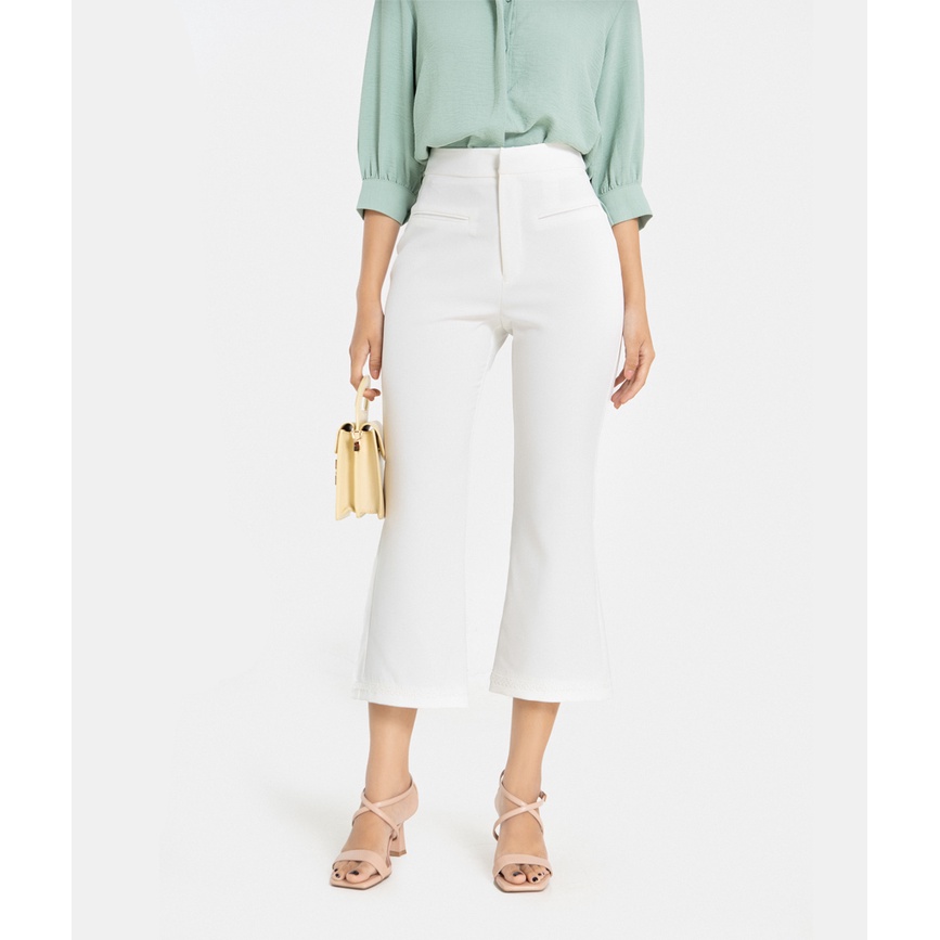 Quần Tây Nữ Thời Trang HNOSS Dáng Lửng Ống Loe HNQDA014