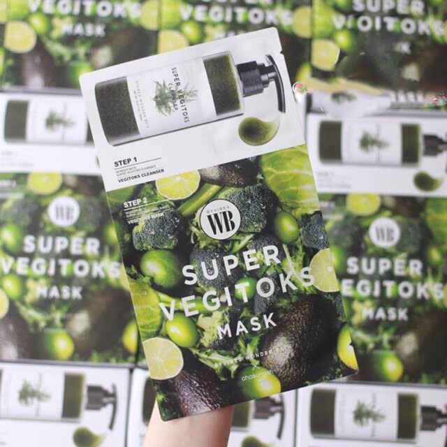 Mặt nạ rau củ Super Vegitoks Mask thải độc da(Hàn quốc)