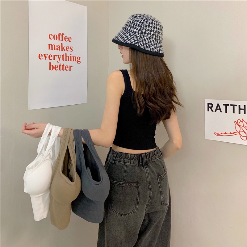 Áo Croptop Hai Dây Phong Cách Mới 44410