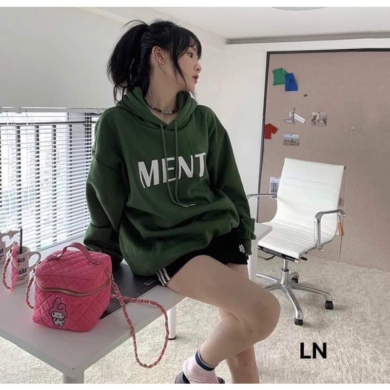 Áo hoodie nỉ cotton MENT LN12
