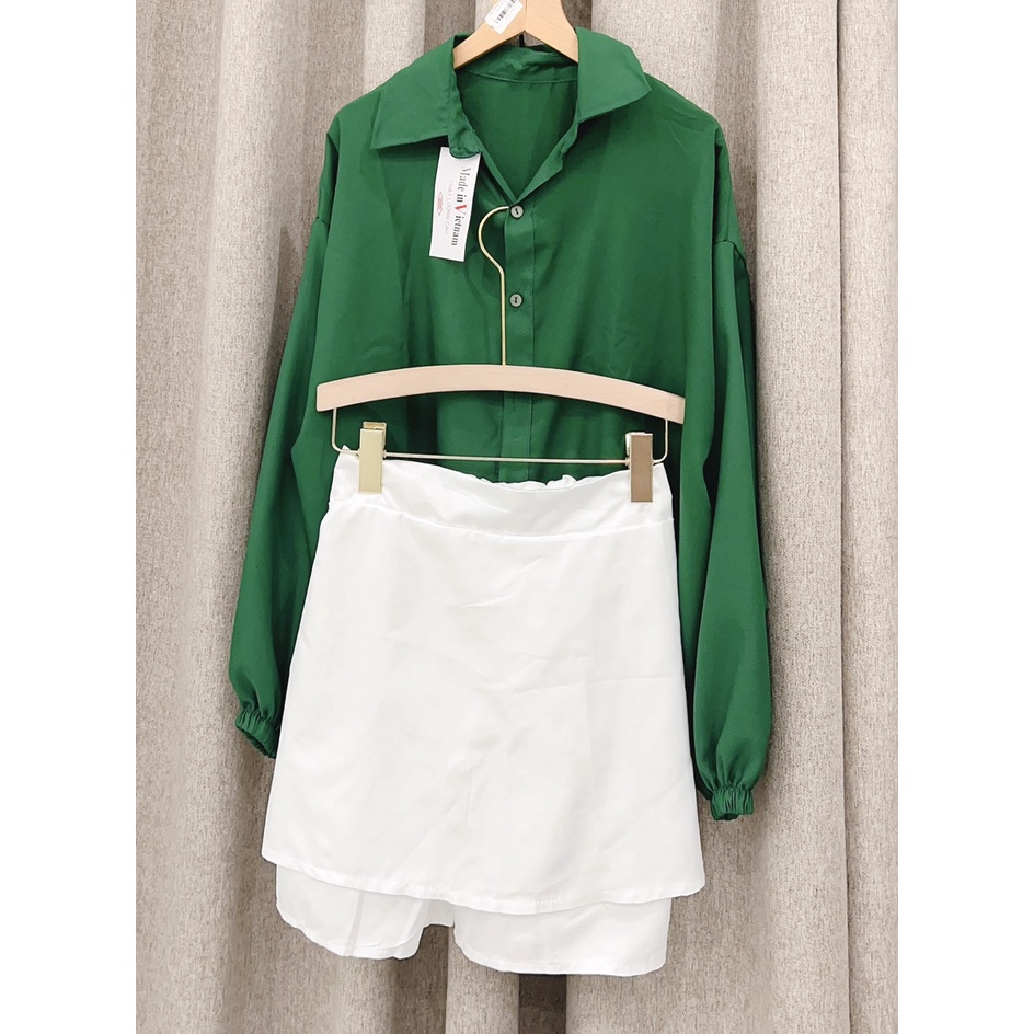 Set Sơ Nữ Form Rộng Hàn Quốc Kèm Quần Kaki Bộ Đùi Tay Lỡ  Dày Mịn Thoáng Mát Thiết Kế  Kiểu Dáng Năng Động Trẻ Trung