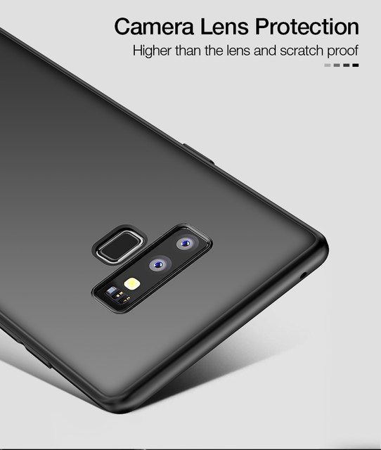 Ốp lưng Samsung Note 9 / Note 10 / Note 10 Plus / Note 20 Ultra / Note 8 / S9 Plus dẻo TPU siêu mỏng bảo vệ camera