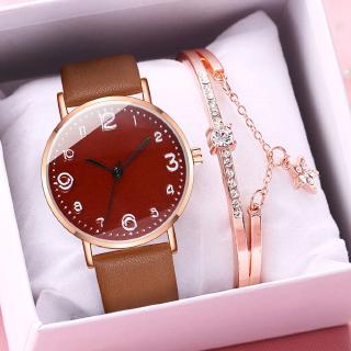 Đồng Hồ Analog Máy Quartz Nữ Dây Da