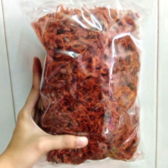 500g thịt bò khô sợi thơm ngon ( heo giả bò )