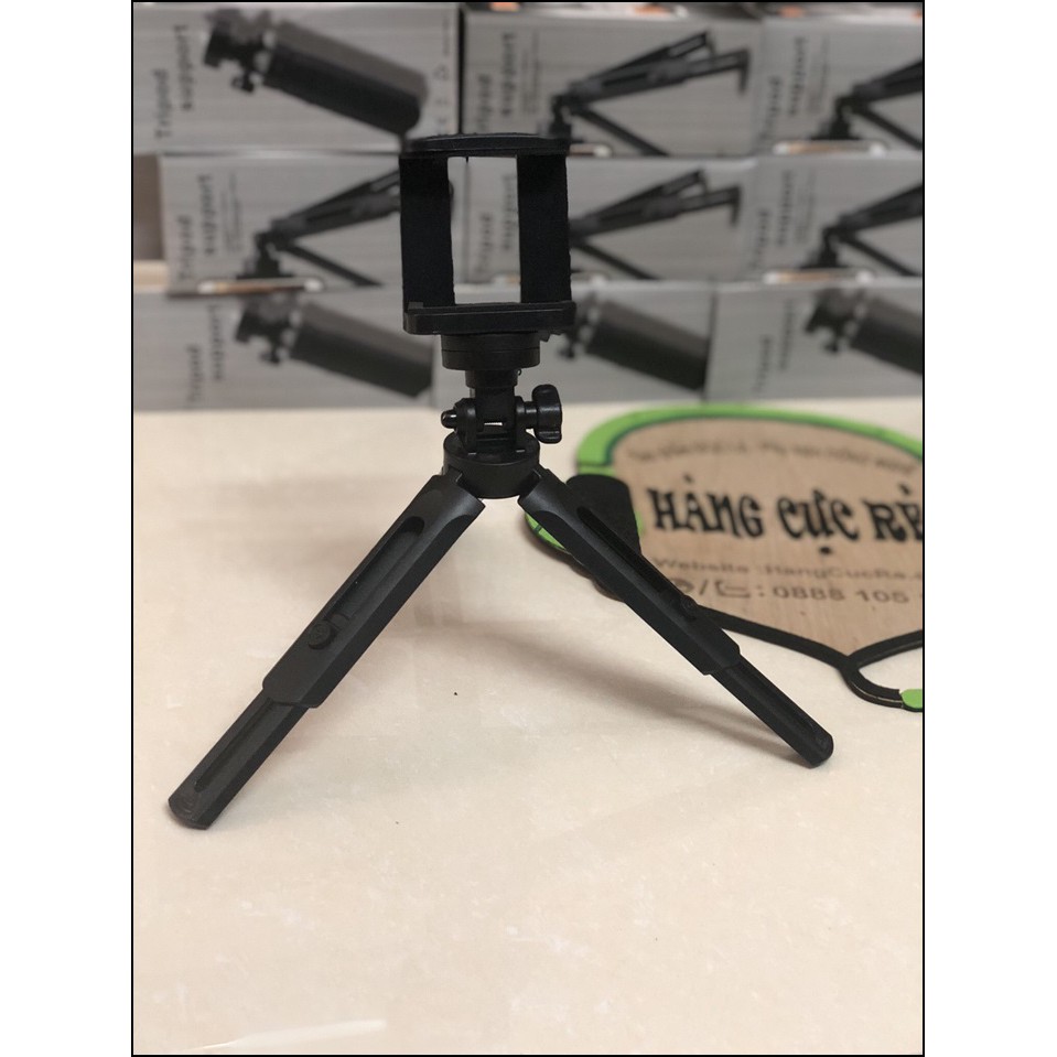 Giá đỡ 3 chân Tripod HCR01 cho điện thoại và máy ảnh