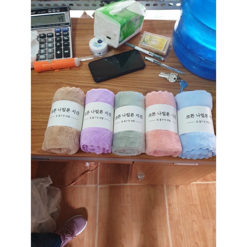 Khăn MặtFREESHIPKhăn Mặt Lông Cừu-Xuất Hàn Mẫu Mới 30x50cm KHĂN MẶT LÔNG CỪU XUẤT HÀN siêu mềm