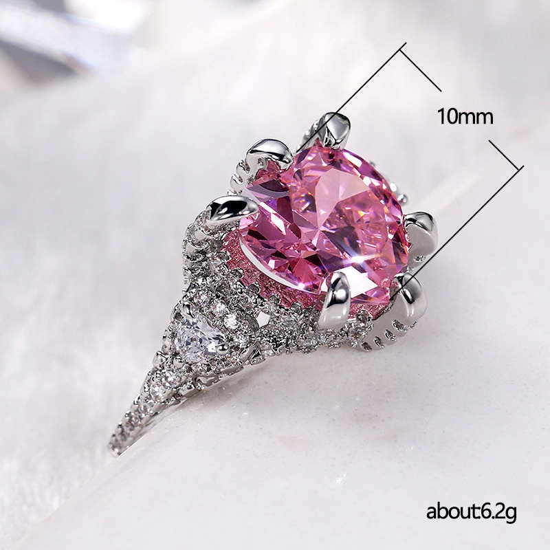 C-142 Nhẫn đính đá Zircon thời trang châu âu cho nữ