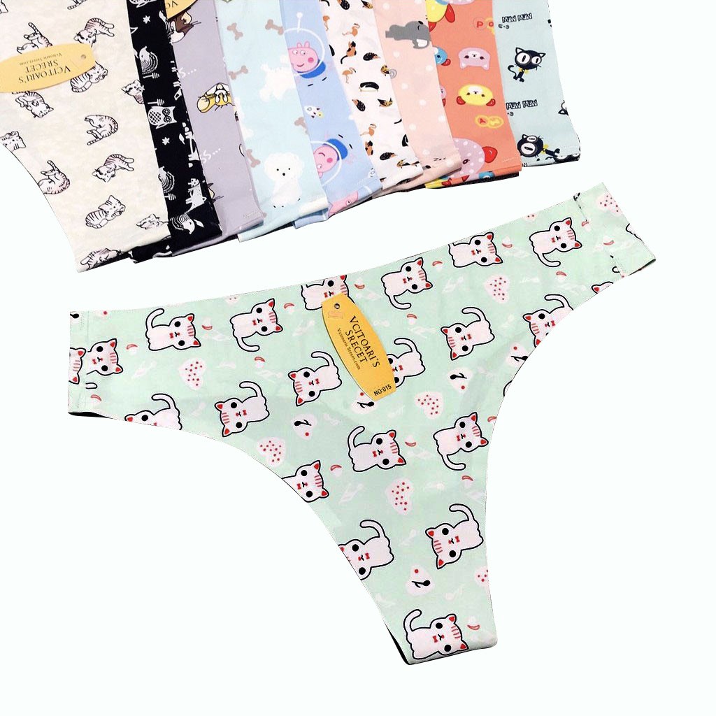 Quần lọt khe không đường may chất su họa tiết dễ thương QL166-Ha Song Shop | BigBuy360 - bigbuy360.vn