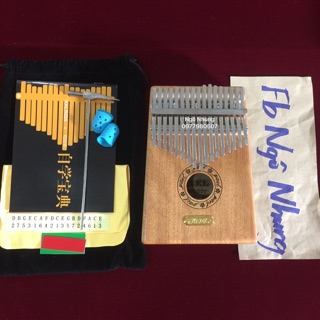 (Có video test) Đàn Kalimba Yael 17 phím gỗ Mahogany