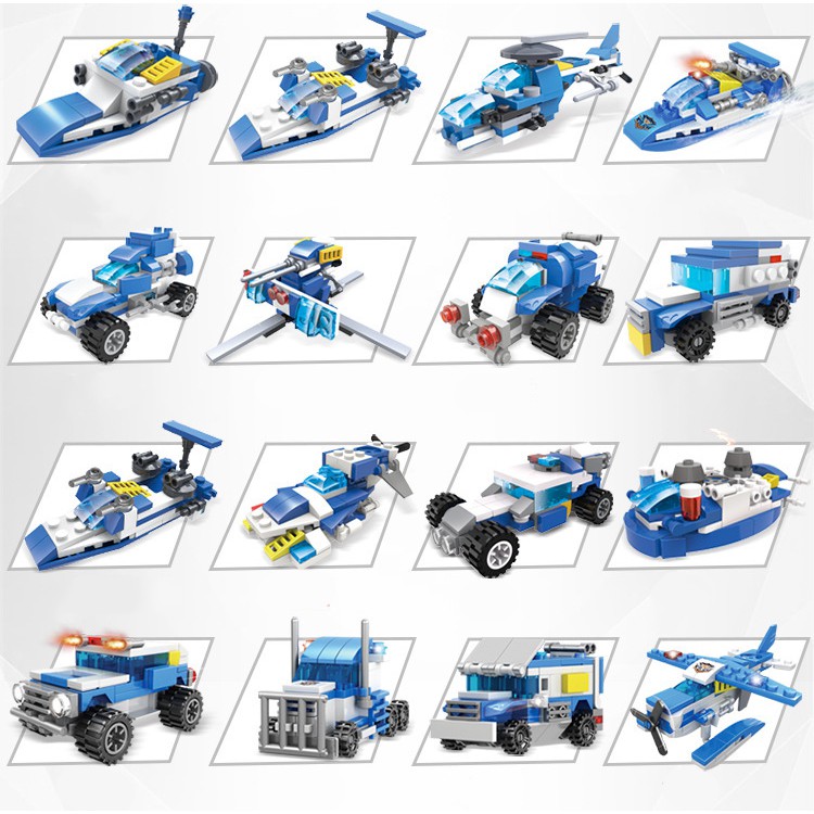 BỘ ĐỒ CHƠI XẾP HÌNH LEGO CẢNH SÁT Flying Eagle SWAT 2020