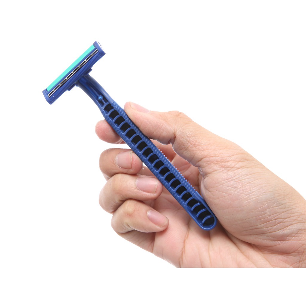 Dao Cạo Râu Gillette Super Thin - Blue Plus Lưỡi Kép