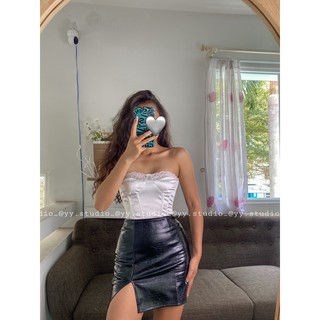 Áo corset phối ren tôn dáng