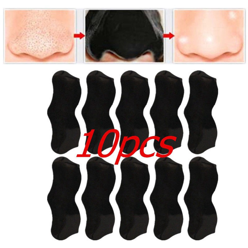 Set 10 miếng dán lột mụn đầu đen vùng mũi làm sạch sâu