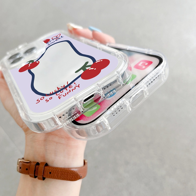 Ốp Điện Thoại TPU Mềm Trong Suốt Họa Tiết Hoa Và Quái Vật Cho iPhone 13 11 Pro 14 Pro Max 12 Pro Max Xs Max XR 6 6Plus 7 8 Plus