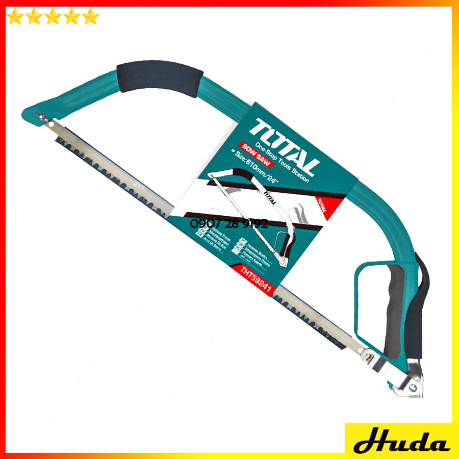 Khung cưa hình cung dài 610mm 710mm Total Ingco chắc chắn bền bỉ