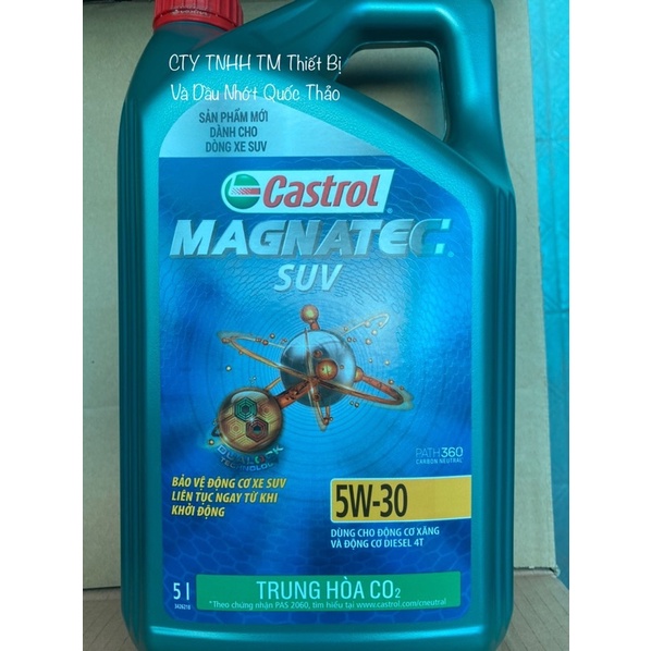 DẦU TỔNG HỢP TOÀN PHẦN Nhớt Ô Tô Castrol Magnatec SUV 5W30