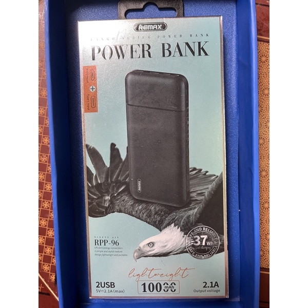 Pin Dự Phòng 10000mah Remax RPP-96 Garie Series Fast Charing 2.1A tích hợp 2 cổng USB