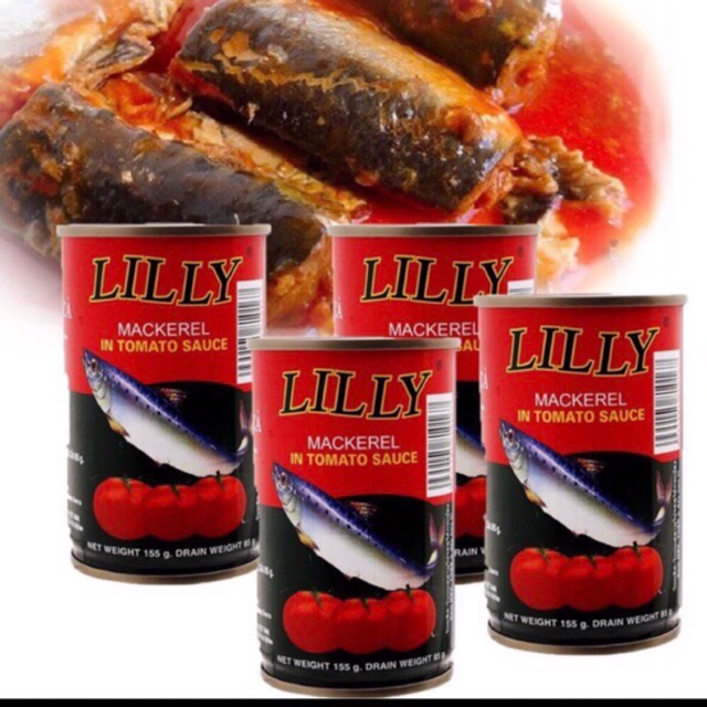 Cá Nục Sốt Cà Lilly 155g Thái lan