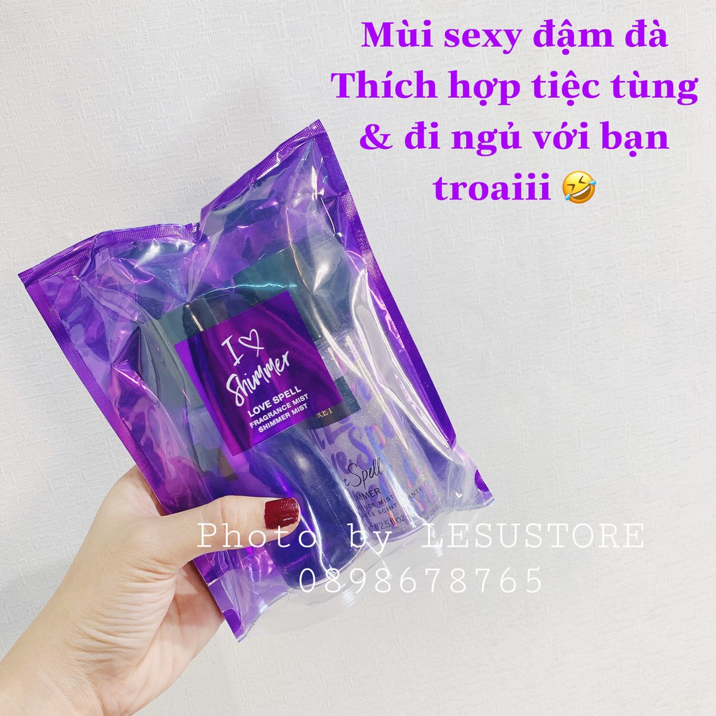 ẢNH THẬT Set 2 chai xịt thơm body VIC 75ml | BigBuy360 - bigbuy360.vn