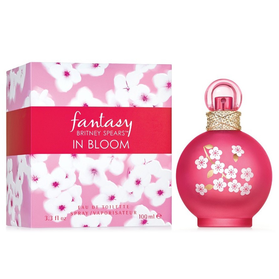 Nước hoa nữ authentic Britney Spears Fantasy in Bloom eau de toilette for women 100ml (Mỹ)