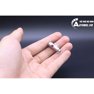 MÔ HÌNH LON PÔ AKRAPOVIC GP R3 CHO MÔ TÔ 1:12 5697