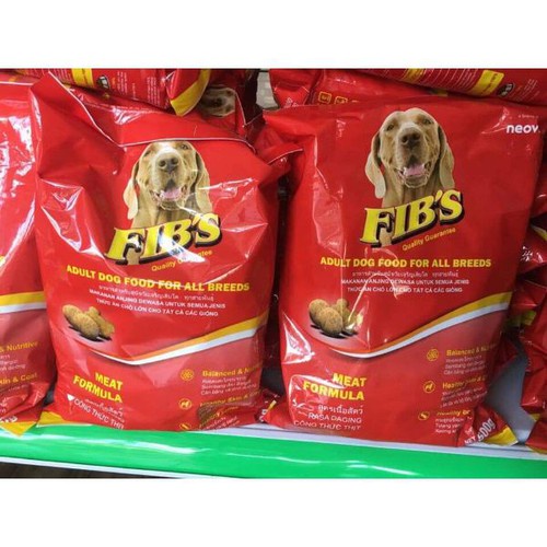 Combo 5 gói thức ăn cho chó trưởng thành Fib's 400gr/gói - Lida Pet Shop