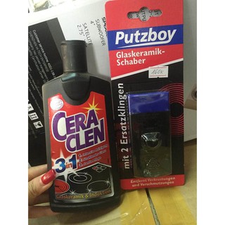 Dao Cạo Vệ Sinh Bếp Từ Putzboy- Dung dich vệ sinh bếp từ ceraclen