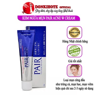 Kem bôi mụn, kem ngừa mụn Pair Acne W Cream Nhật Bản