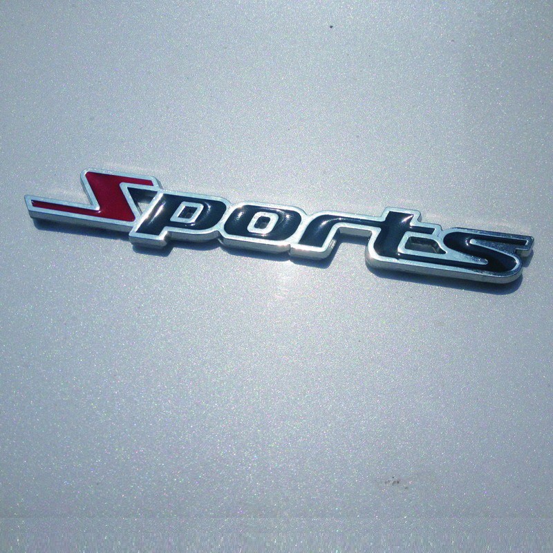FREE SPORT STICKER 3D Thời trang Xe Thể thao Chữ Hình Thiết kế Tự động Sticker Xe Decal Trang trí