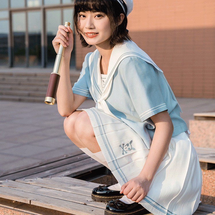 Set Áo Sơ Mi Tay Ngắn Phối Chân Váy Thời Trang Cho Nữ | BigBuy360 - bigbuy360.vn