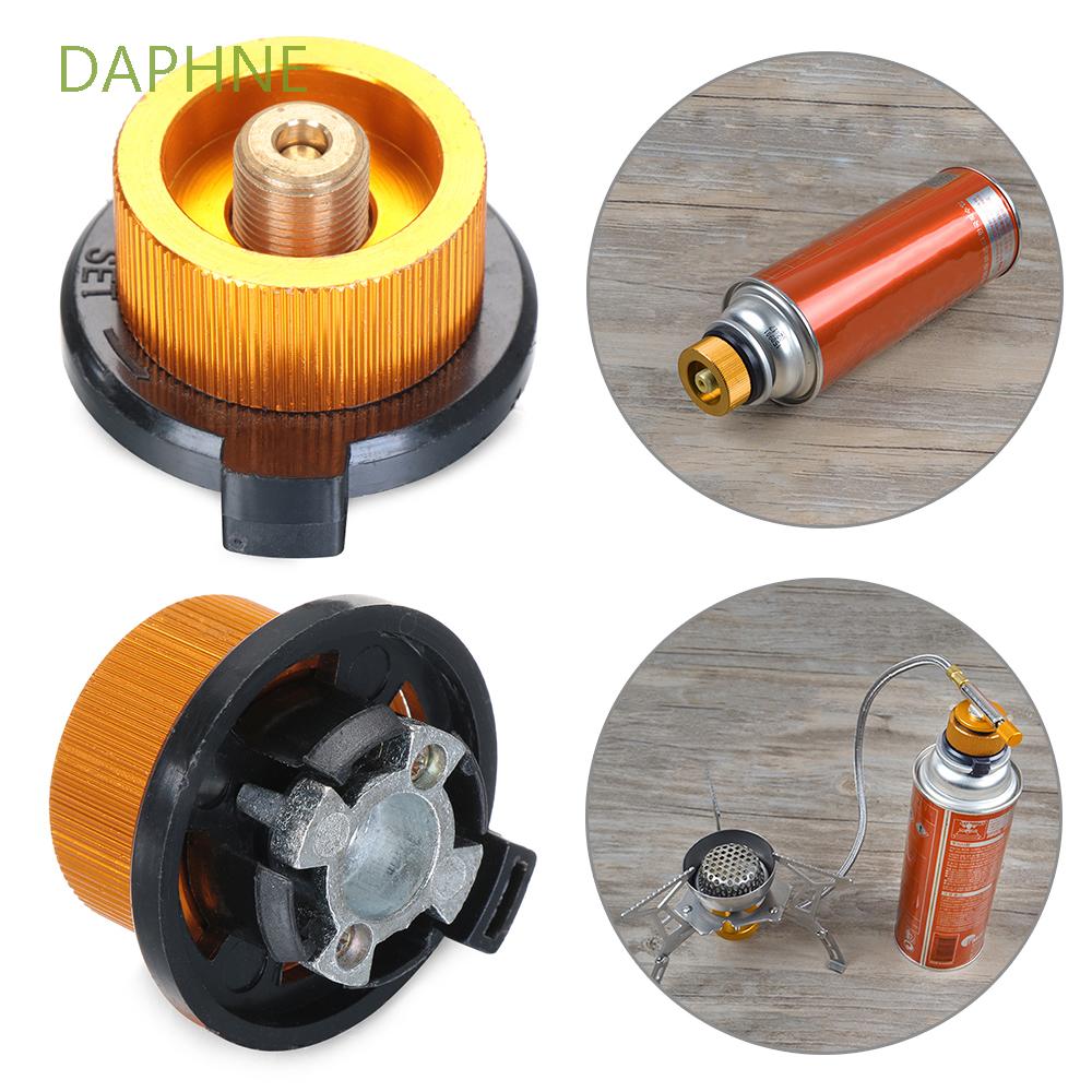 Daphne Đầu Nối Bếp Gas Tự Động Bằng Nhôm Tiện Dụng Mang Theo Du Lịch Cắm Trại