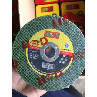 Hộp 100 viên Đá cắt HD 1 Tấc ,hàng cắt kim loại, inox, hàng cắt ngọt, ít hao đá