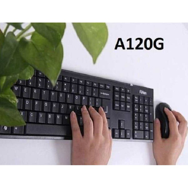 Bộ phím chuột máy tính Chính Hãng Fuhlen A120G Không Dây