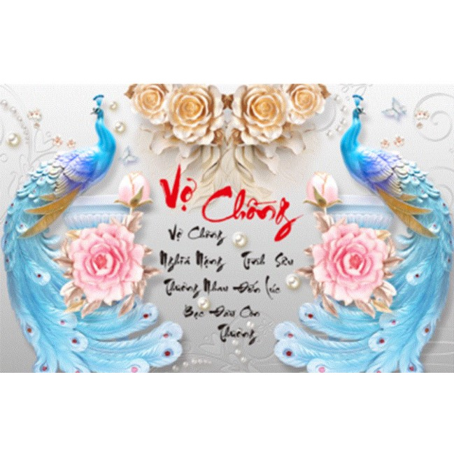 TRANH ĐÍNH ĐÁ V C  LG1044 (75X50) CM TRANH CHƯA THÀNH PHẨM