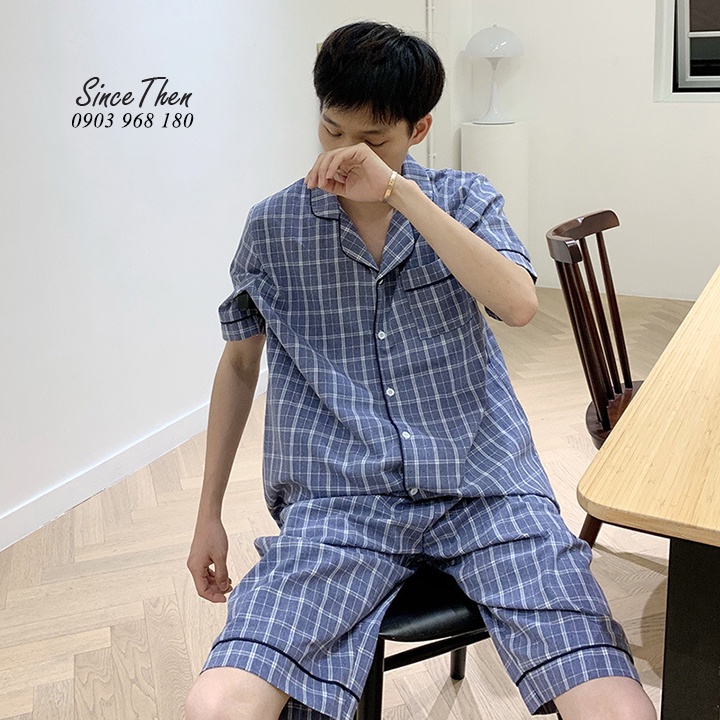 Pyjama nam mặc nhà trẻ trung, đồ ngủ nam vải Thô Nhật - Since Then