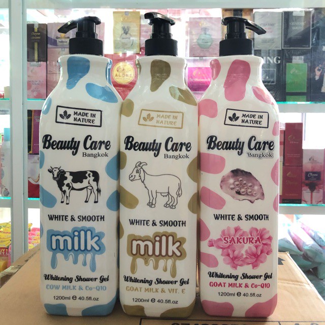 Sữa Tắm Beauty Care Bò 1200 ML - bò vuông Thái Lan 1200ml