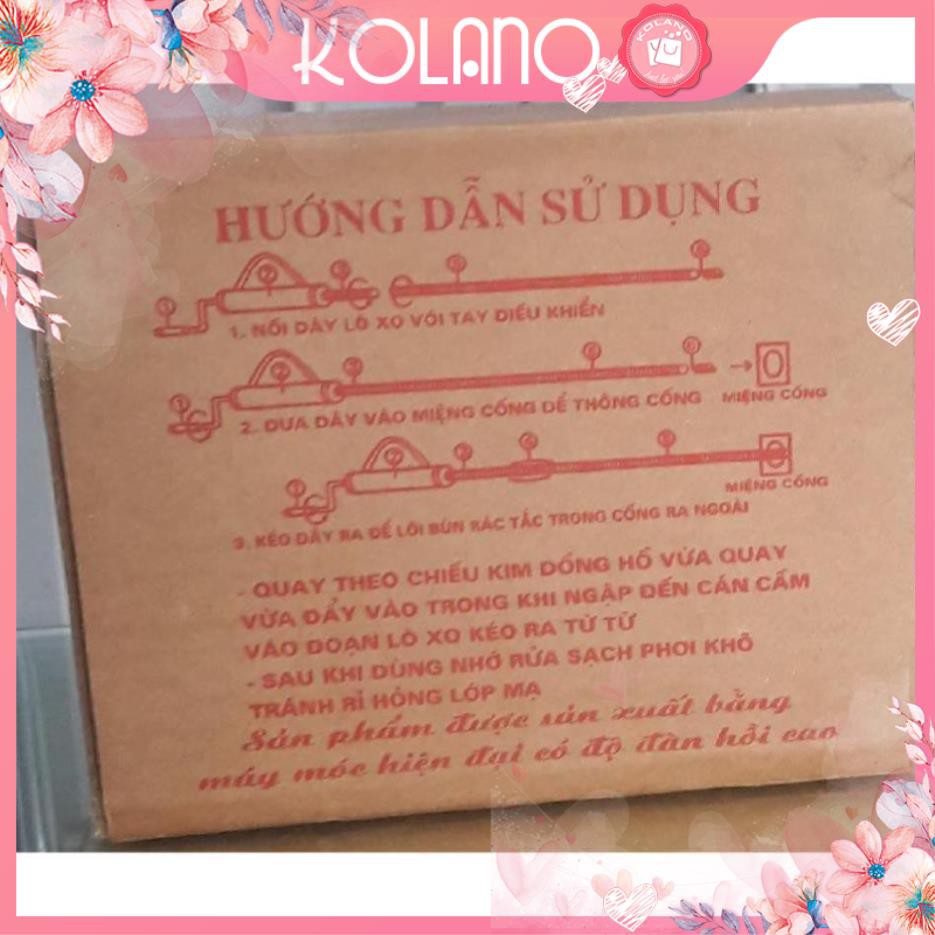 Dây thông tắc cống vệ sinh 10m