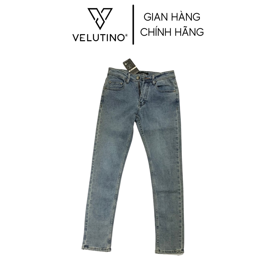 Quần jeans nam Velutino cotton co giãn trẻ trung nam tính đen/xanh nhạt/xanh đậm