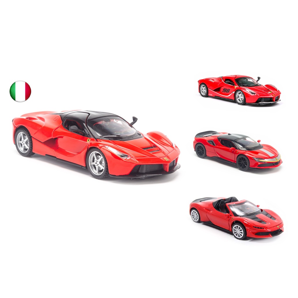 Mô hình xe Ferrari SF90, Laferrari, 458 Italia 1:32