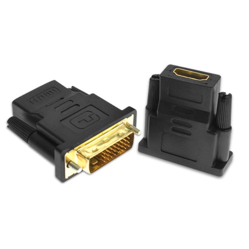 Rnvn HDMI-compatible To DVI 24+1 Gold Female To Male Connector Adapter 1080P HDTV Rnvv