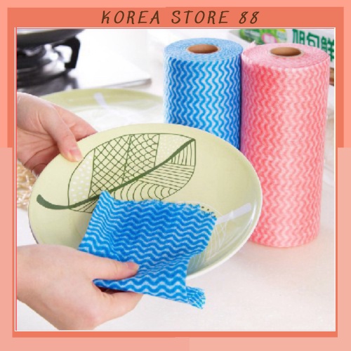 Cuộn khăn lau đa năng homeeasy- 50 miếng-Vrg1434 KOREA STORE88