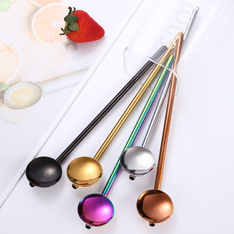 Bộ Ống Hút + Muỗng Bằng Inox 304 Tiện Dụng