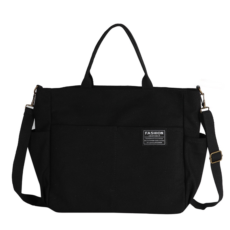 Túi Xách Canvas Nhiều Ngăn Sức Chứa Lớn Mẫu Mới 2022 Dành Cho Nữ